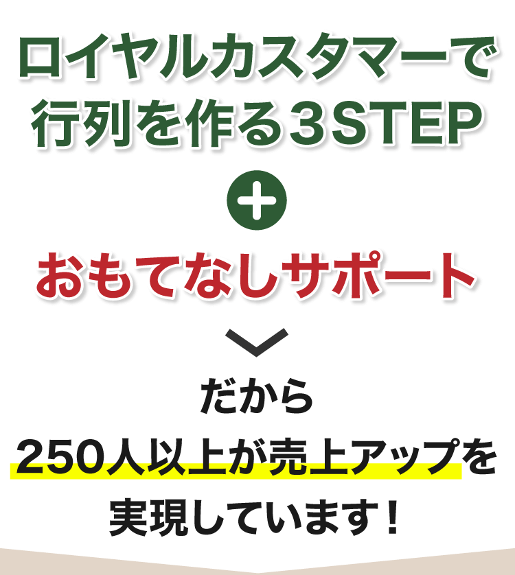 たった1つの集客で半年先まで予約でいっぱいのサロンへ！